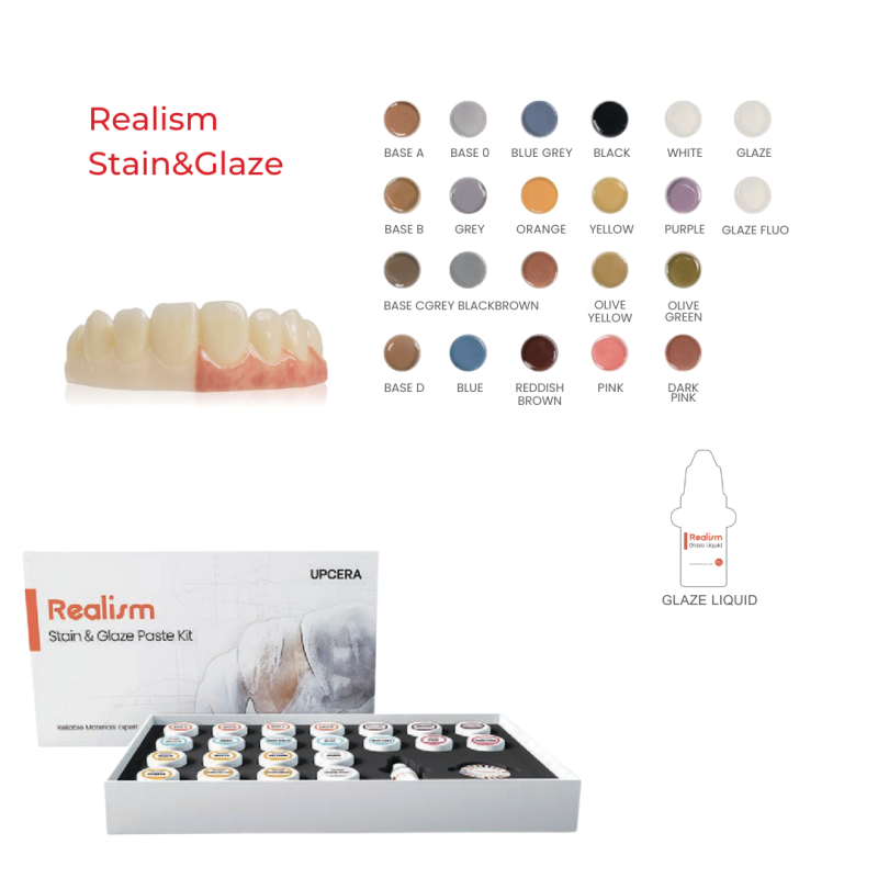 UPCERA REALISM STAIN & GLAZE PASTE BÜYÜK SET UPCERA REALISM STAIN & GLAZE PASTE BÜYÜK SET