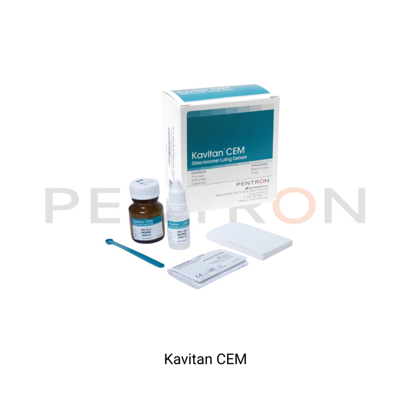 KAVİTAN CEM (Cam İyonomer Yapıştırma Simanı) KAVİTAN CEM (Cam İyonomer Yapıştırma Simanı)
